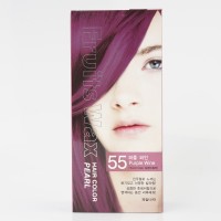 Крем-краска для волос с фруктовыми экстрактами Fruits Wax Pearl Hair Color 55 Purple Wine